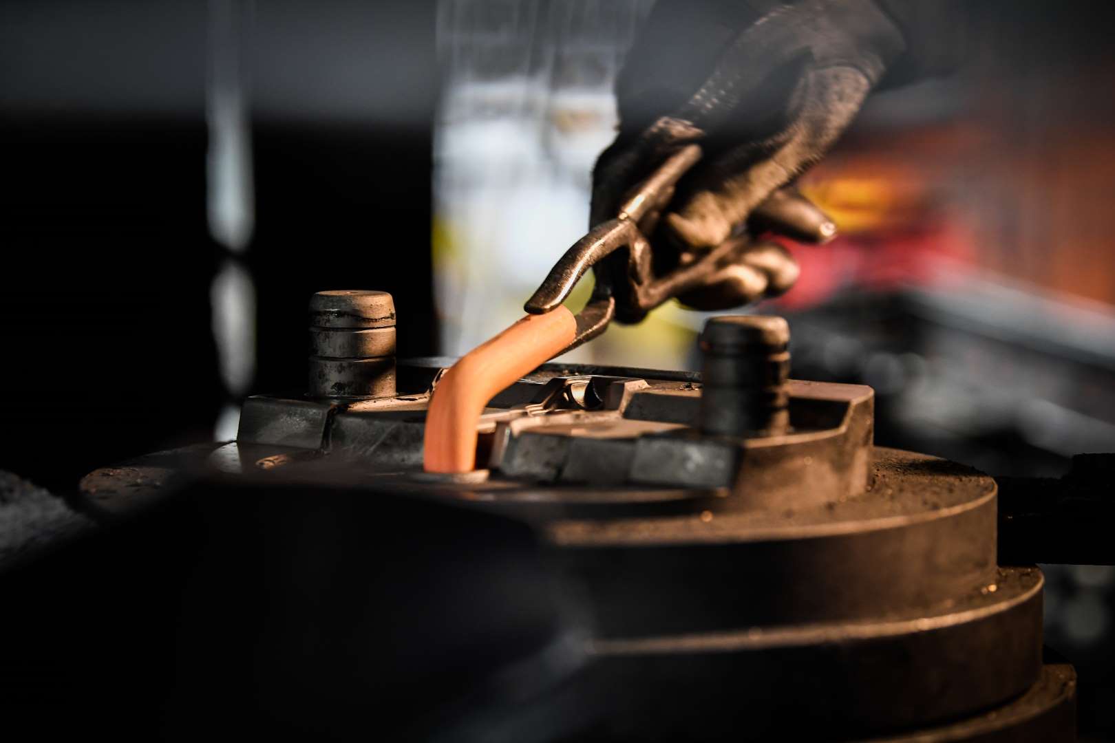 Kovanje bakrene palice